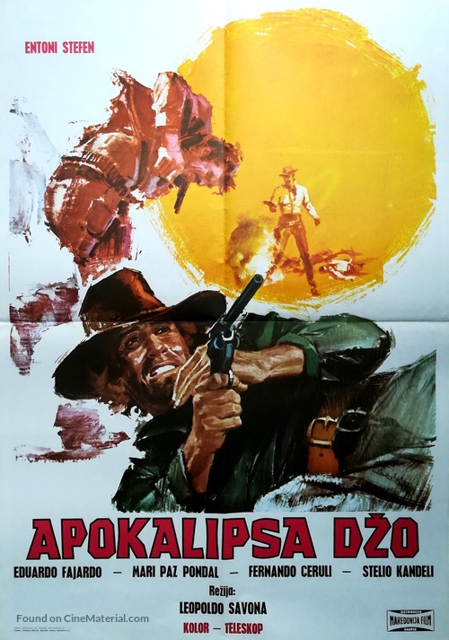 Un uomo chiamato Apocalisse Joe - Yugoslav Movie Poster