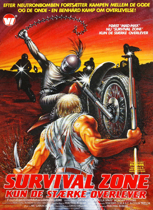 Survival Zone - Danish Movie Poster