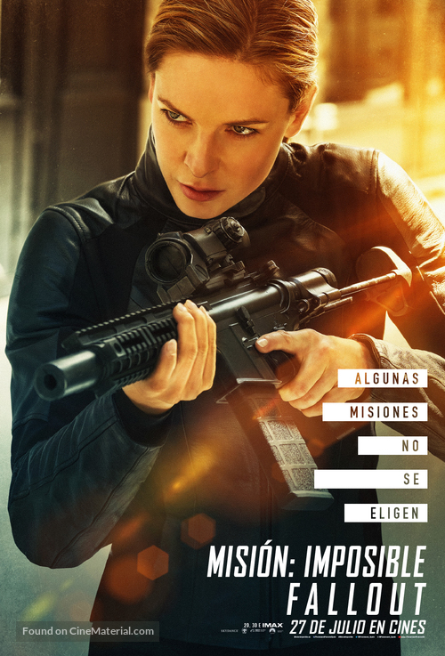 Mission: Impossible - Fallout - Spanish Movie Poster