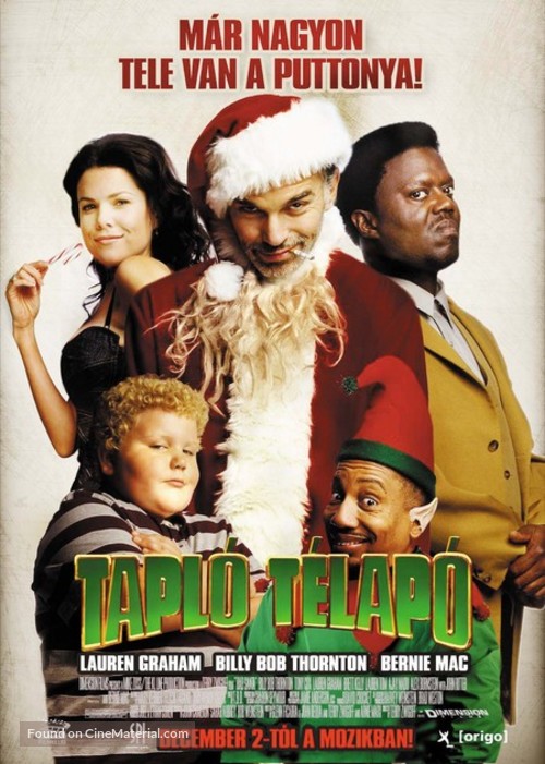 Bad Santa - Hungarian Movie Poster