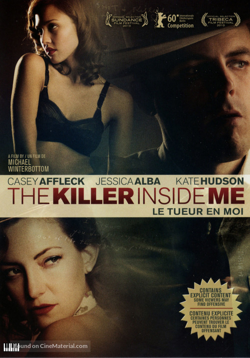 The Killer Inside Me - Canadian Movie Cover