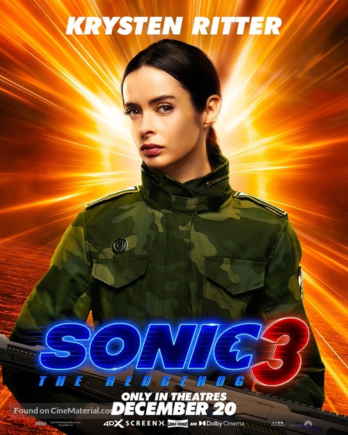 Sonic the Hedgehog 3 - Movie Poster