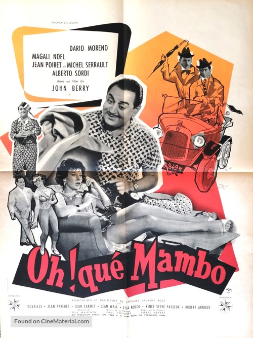 Oh! Qu&eacute; mambo - French Movie Poster