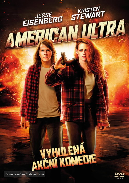 American Ultra - Czech DVD movie cover