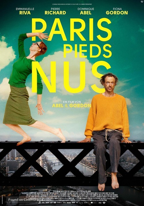 Paris pieds nus - Swiss Movie Poster