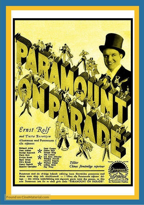 Paramount on Parade - Movie Poster