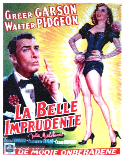 Julia Misbehaves - Belgian Movie Poster