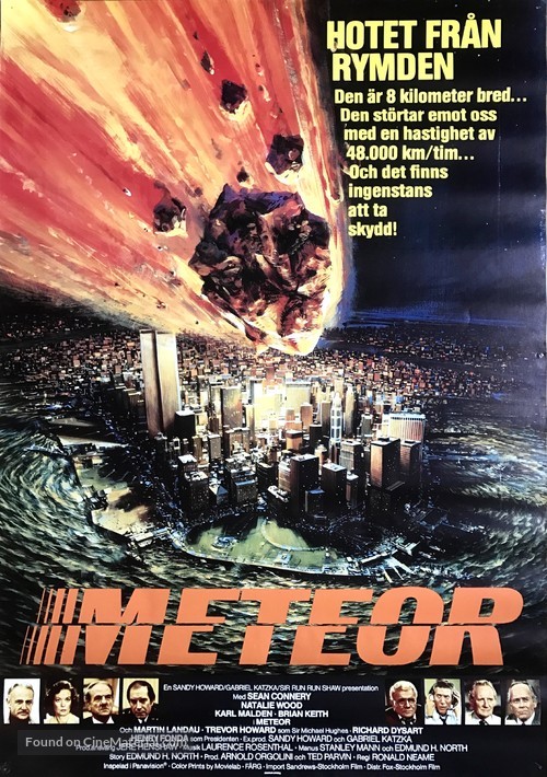 Meteor - Swedish Movie Poster
