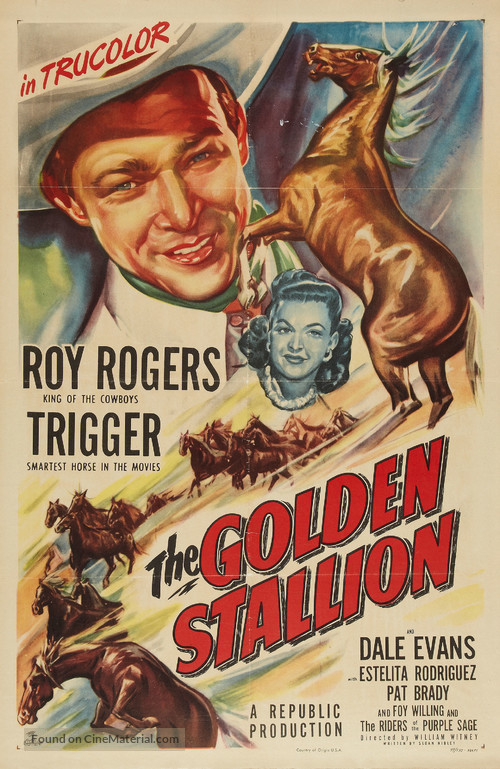 The Golden Stallion - Movie Poster