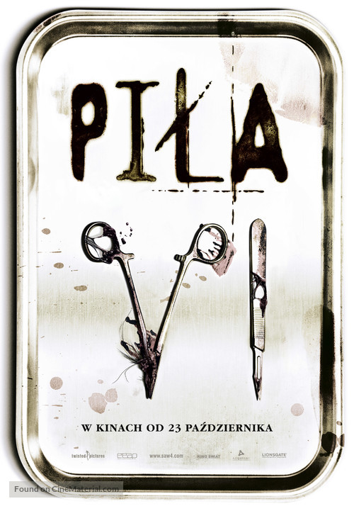 Saw VI - Polish Movie Poster