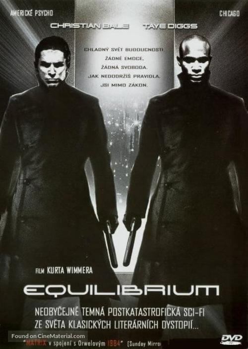 Equilibrium - Czech DVD movie cover