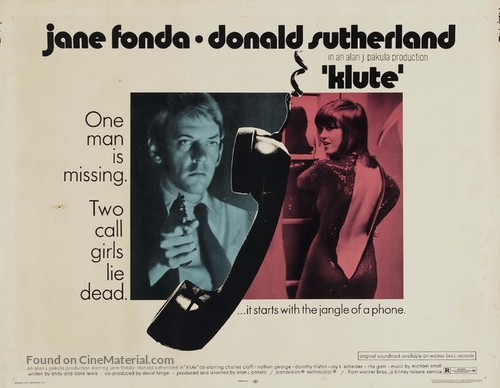 Klute - Movie Poster