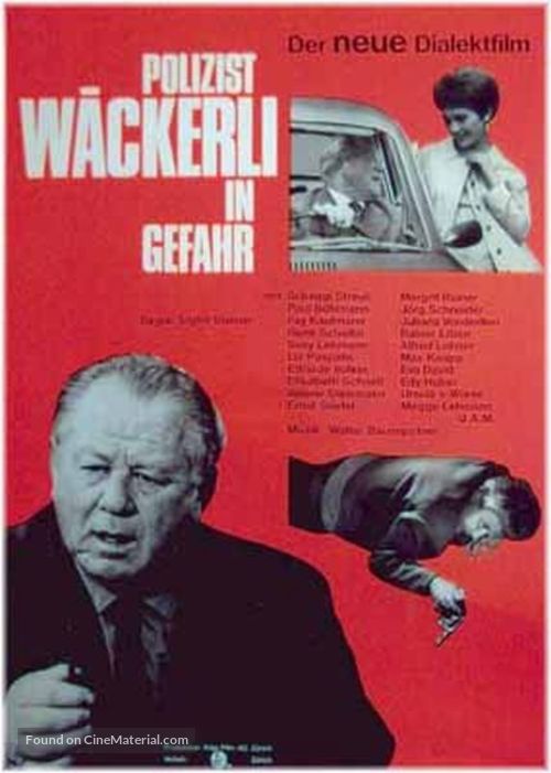 Polizist W&auml;ckerli in Gefahr - Swiss Movie Poster