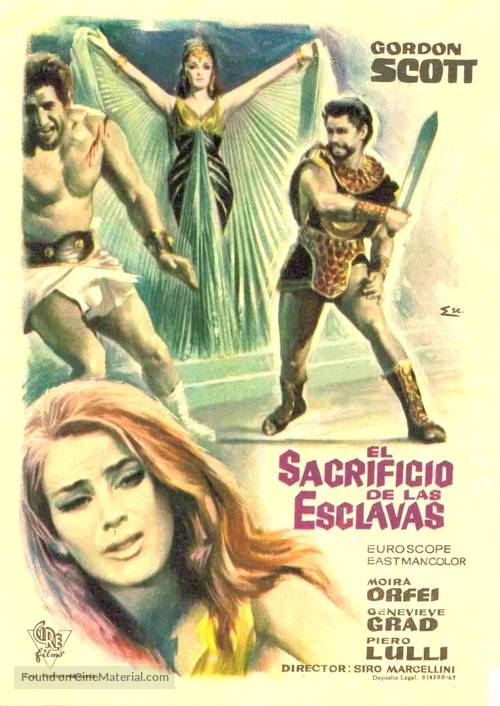 Eroe di Babilonia, L&#039; - Spanish Movie Poster