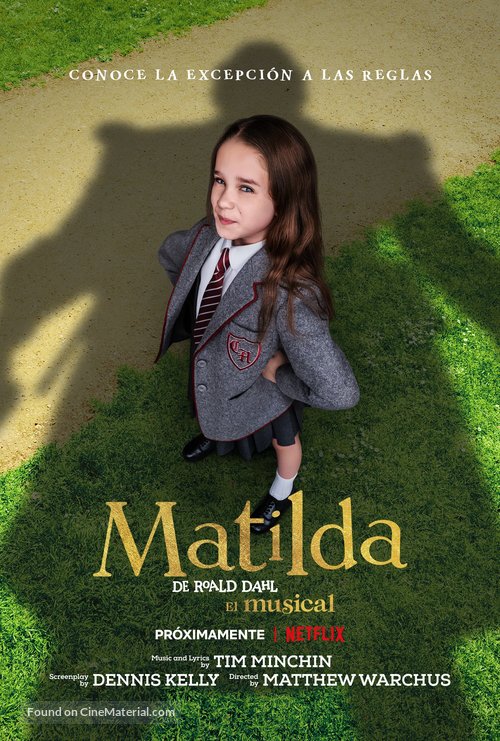 Roald Dahl&#039;s Matilda the Musical - Colombian Movie Poster