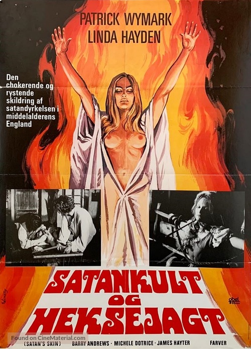 Satan&#039;s Skin - Danish Movie Poster