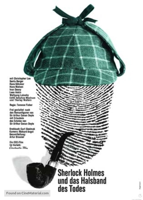Sherlock Holmes und das Halsband des Todes - German Movie Poster