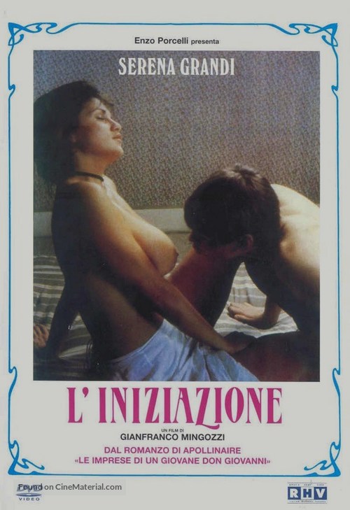 L&#039;iniziazione - Italian DVD movie cover