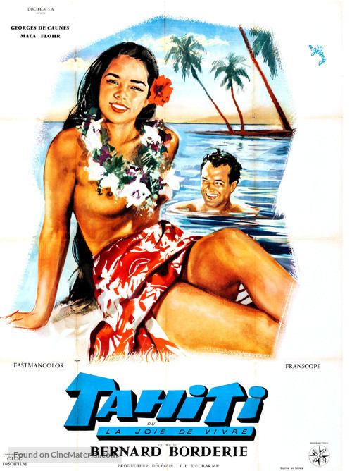 Tahiti ou la joie de vivre - French Movie Poster