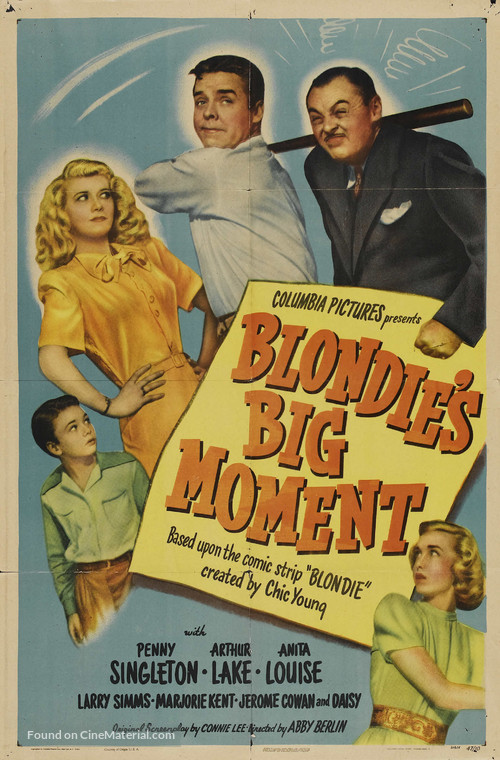 Blondie&#039;s Big Moment - Movie Poster