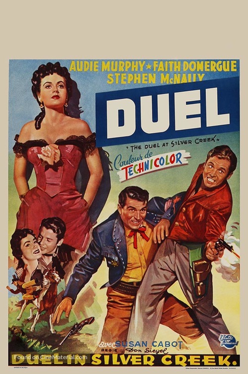 The Duel at Silver Creek - Belgian Movie Poster