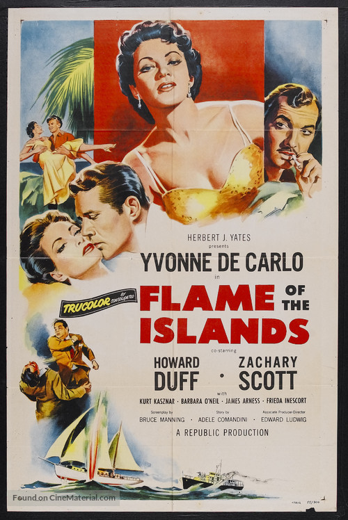 Flame of the Islands - Movie Poster