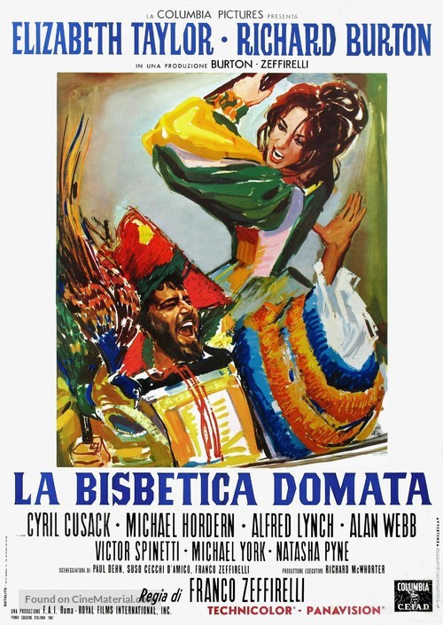 The Taming of the Shrew - Italian Movie Poster