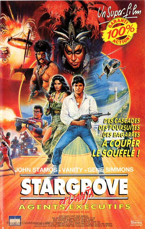 Never Too Young to Die - French VHS movie cover