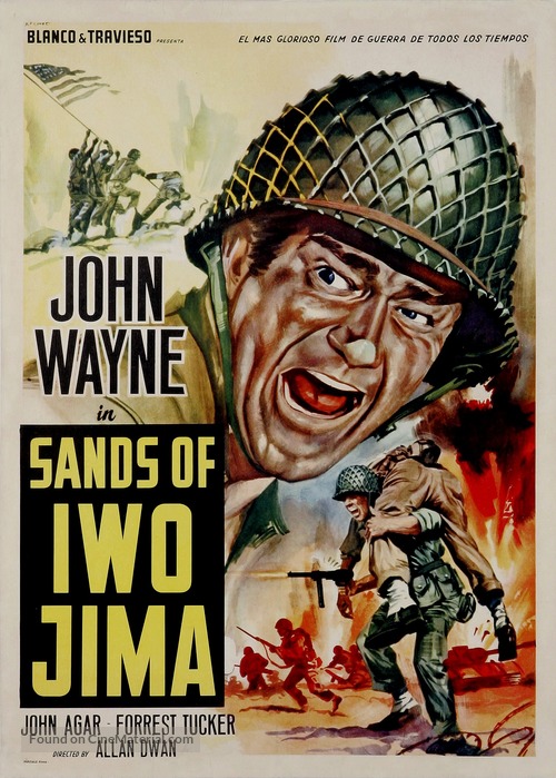 Sands of Iwo Jima - Venezuelan Movie Poster