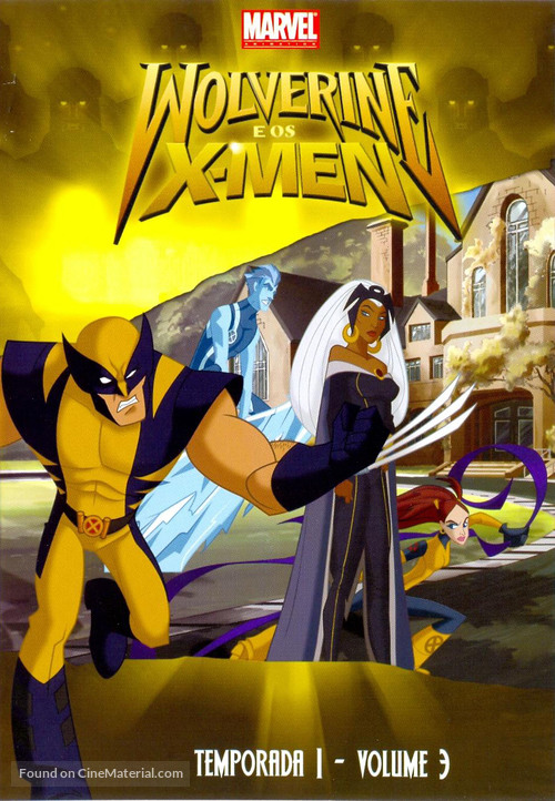 &quot;Wolverine and the X-Men&quot; - Brazilian DVD movie cover