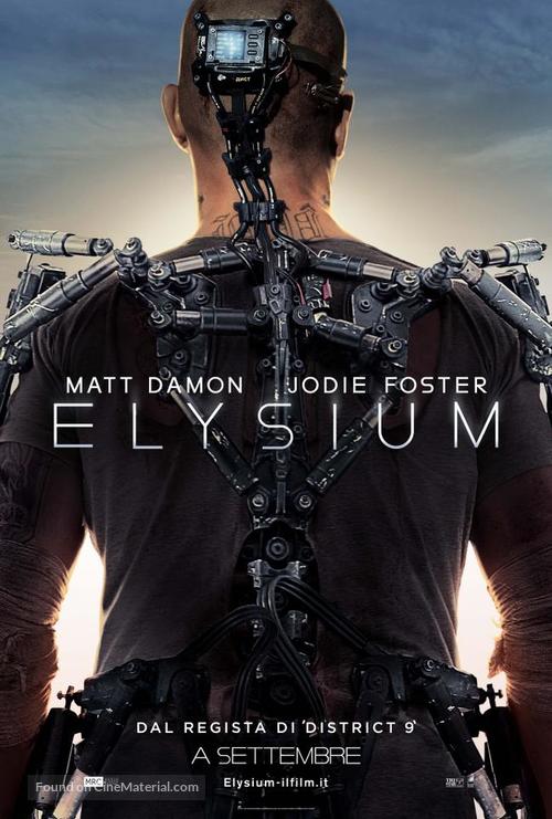 Elysium - Italian Movie Poster