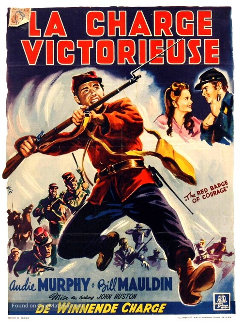 The Red Badge of Courage - Belgian Movie Poster