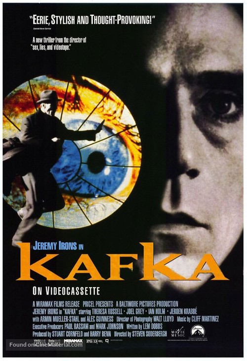 Kafka - Video release movie poster