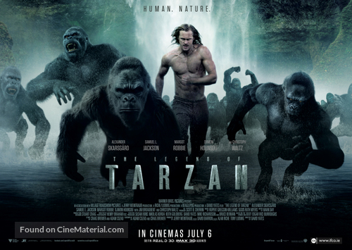 The Legend of Tarzan - Irish Movie Poster