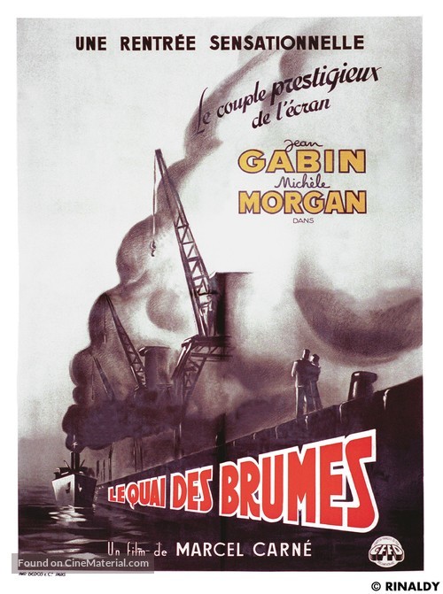 Le quai des brumes - French Movie Poster