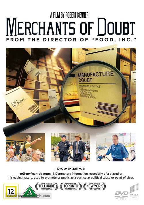 Merchants of Doubt - Danish DVD movie cover