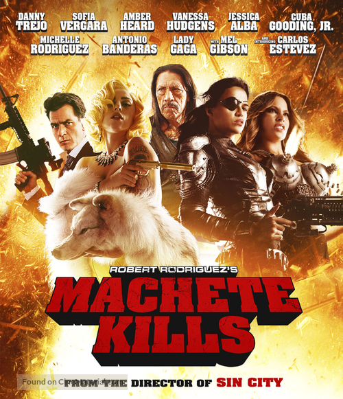 Machete Kills - Canadian Blu-Ray movie cover