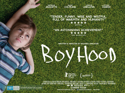 Boyhood - Australian Movie Poster