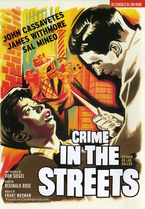 Crime in the Streets - Spanish DVD movie cover