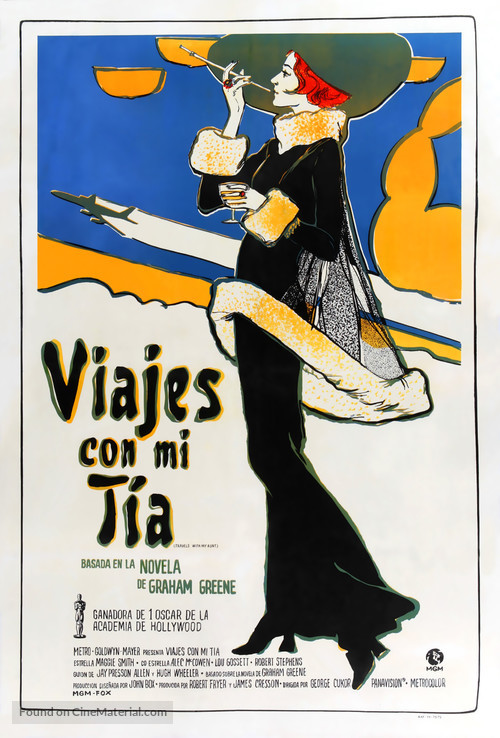 Travels with My Aunt - Spanish Movie Poster