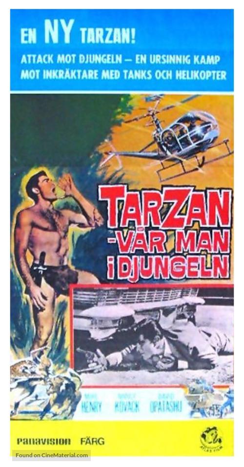 Tarzan and the Valley of Gold - Swedish Movie Poster