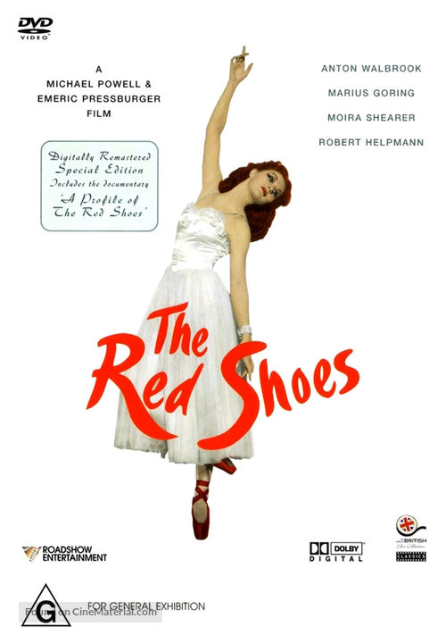 The Red Shoes - Australian DVD movie cover