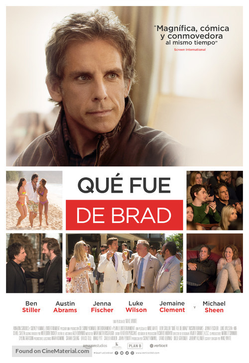 Brad&#039;s Status - Spanish Movie Poster