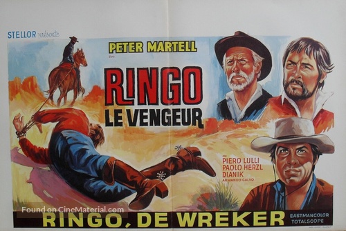 Dos hombres van a morir - Belgian Movie Poster