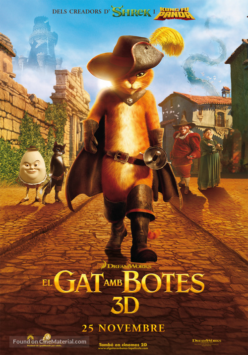 Puss in Boots - Andorran Movie Poster