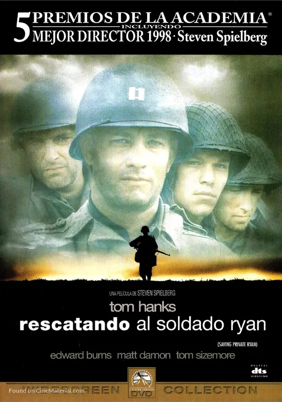 Saving Private Ryan - Mexican Movie Cover