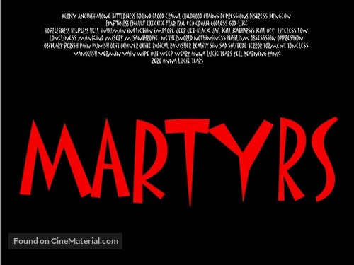 Martyrs - German poster