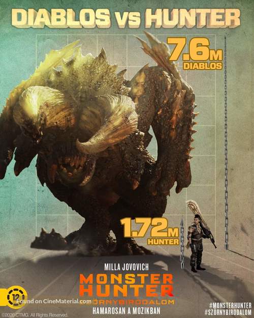 Monster Hunter - Hungarian Movie Poster