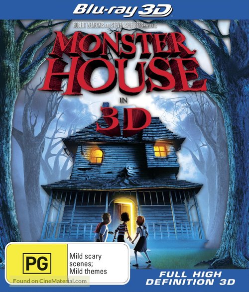 Monster House - Australian Blu-Ray movie cover