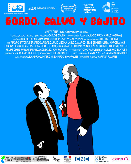 Gordo, calvo y bajito - Colombian Movie Poster